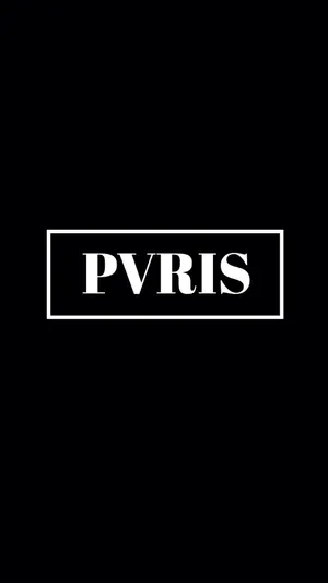 Aesthetic White And Black Iphone Pvris Band Wallpaper