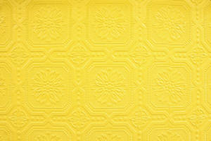 Aesthetic Yellow Pattern Banner Wallpaper