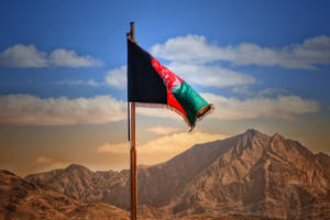 Afghanistan Flag In Kabul Wallpaper