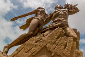 African Renaissance Monument Dakar Wallpaper