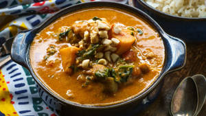 African Sweet Potato And Peanut Soup Wallpaper