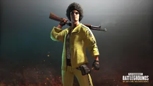 Afro Chararcter Player's Unknown Battleground Hd Wallpaper