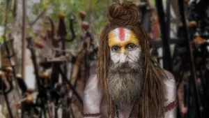 Aghori Ascetic Portrait Wallpaper