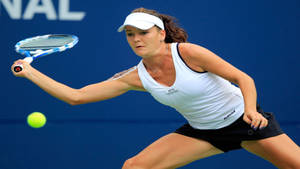 Agnieszka Radwanska Steady Forehand Stroke Wallpaper