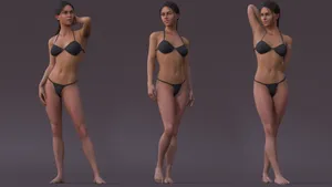 Ai Woman In Tanga Wallpaper