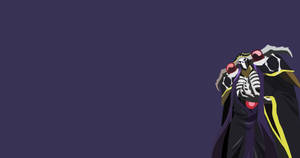 Ainz Ooal Gown Minimalist Anime Wallpaper