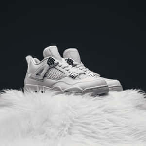 Air Jordan 4 Pure Money Edition Wallpaper