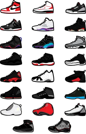 Michael Jordan Cartoon Shoe Wallpaper WallpapersOK