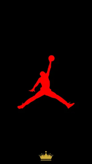 Circular Red Air Jordan Logo Wallpaper WallpapersOK