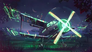 Airplane Digital Art Wallpaper