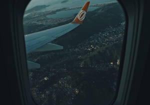 Airplane Porthole View Wallpaper