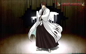 Aizen Glasses Bleach Wallpaper