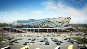 Ak Bars Arena In Kazan Wallpaper