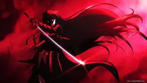 Akame Ga Kill Akame Red Aesthetic Wallpaper