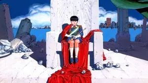 Akira Manga Vol 4 Young Kaneda Throne Wallpaper