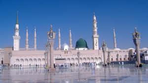 Al Masjid_an Nabawi_ Sunny_ Day Wallpaper