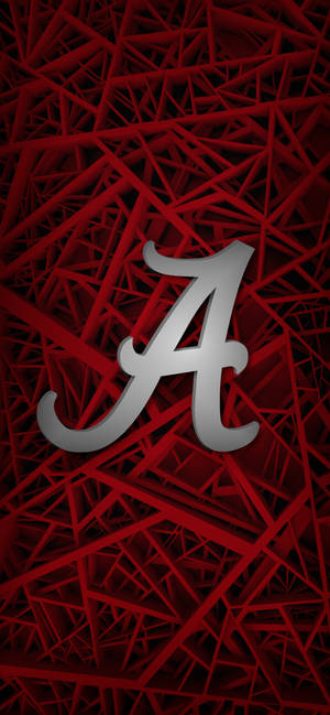 Alabama Crimson Tide 3d Metallic Wallpaper