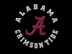 Alabama Crimson Tide Embossed Mark Wallpaper