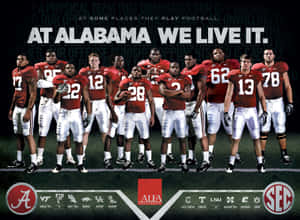 Alabama Football Team Group Portrait Wallpaper