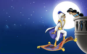 Aladdin Full Moon Wallpaper