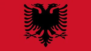 Albania Flag Wallpaper