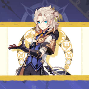 Albedo, The Chief Alchemist Of The Knights Of Favonius Wallpaper