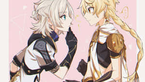 Albedo, The Chief Alchemist Of The Watson Family From Genshin Impact Wallpaper