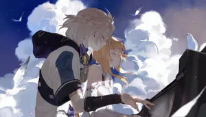 Albedo, The Smartest Man In Genshin Wallpaper