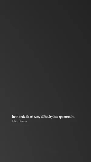 Albert Einstein Opportunity Wallpaper