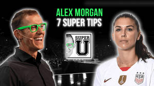 Alex Morgan On Super U Show Wallpaper