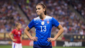 Alex Morgan Soccer Game Wallpaper