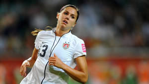 Alex Morgan Us Team Representative Wallpaper