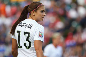 Alex Morgan Woman Soccer Player Wallpaper