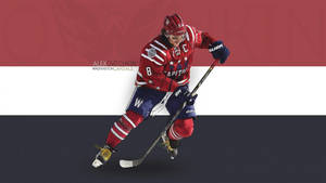 Alex Ovechkin Classy Red White Blue Wallpaper