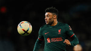 Alex Oxlade-chamberlain Green Jersey Wallpaper