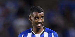 Alexander Isak Face Up Close Wallpaper