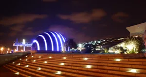 Alexandria Planetarium At Night Wallpaper