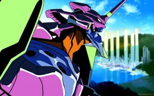 Alien From Neon Genesis Evangelion Wallpaper Wallpaper