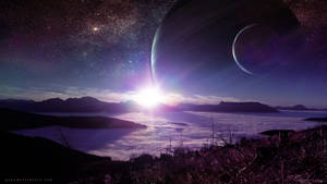 Alien Planets And Outer Space Wallpaper