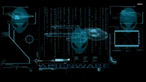 Alienware Blueprint Style Wallpaper Wallpaper