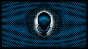 Alienware Logo Blue Background Wallpaper