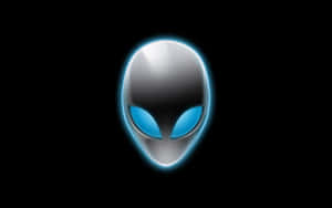 Alienware Logo Blue Glow Wallpaper