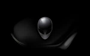 Alienware Logoon Black Background Wallpaper