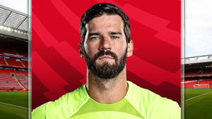 Alisson Becker Profile Shot Wallpaper