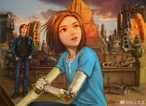 Alita: Battle Angel And Hugo Wallpaper