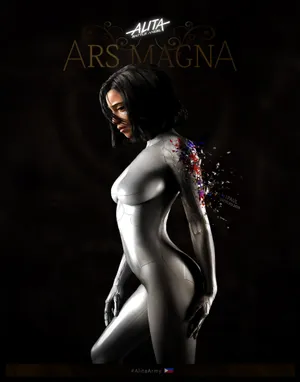 Alita: Battle Angel Grey Cyborg Wallpaper