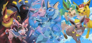 All Eeveelutions Wallpaper