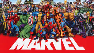All Marvel Superhero Poster Wallpaper