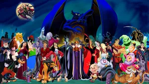 All The Wicked Disney Villains Wallpaper
