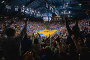 Allen Fieldhouse At University Of Kansas Wallpaper